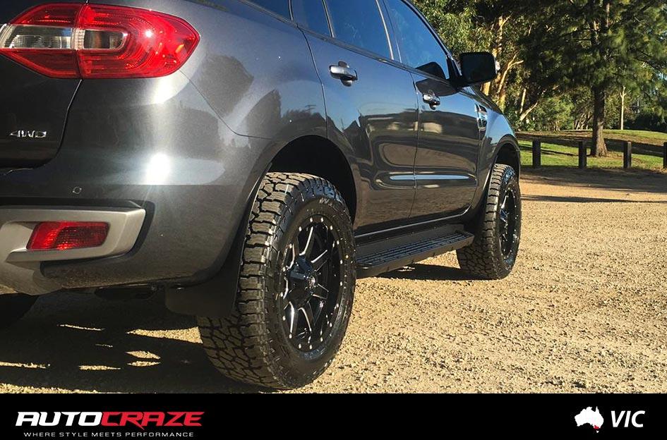 FORD EVEREST MAVERICK GLOSS BLACK MILLED ACCENTS